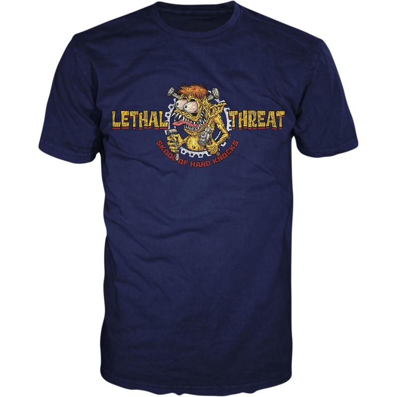 LETHAL THREAT 3030-21544 LT20896L Skool of Hard Knocks T-Shirt blue - large