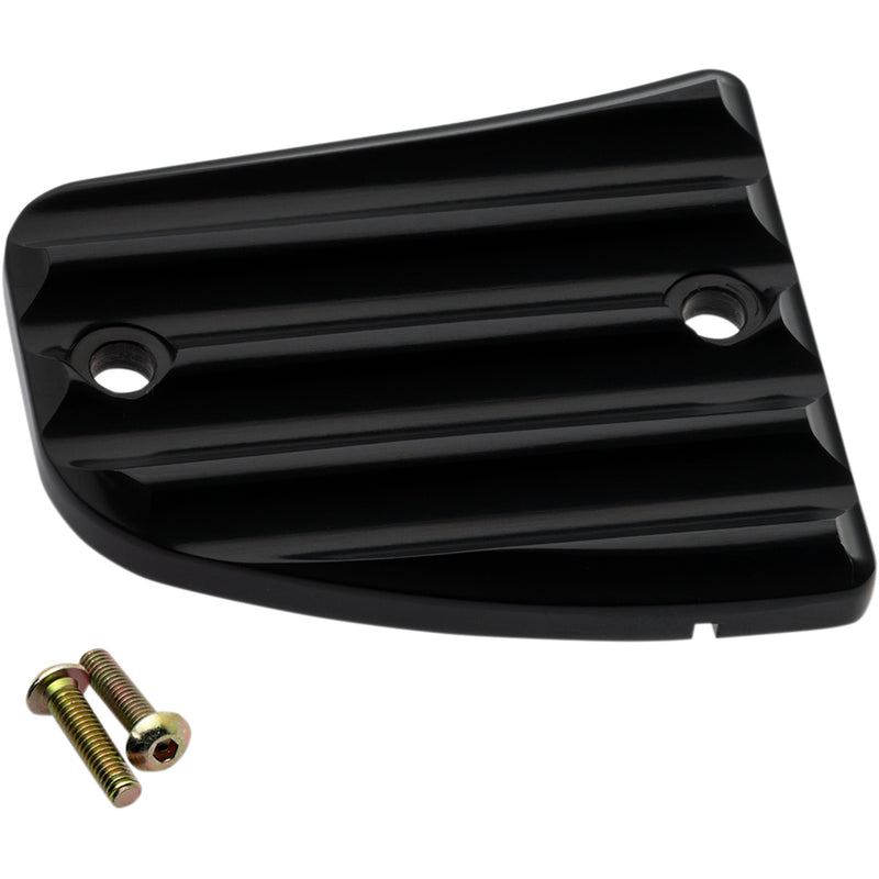 Joker Machine Front Brake Master Cylinder Cover Finned Black - 30-380-1 For Indian Scout 2015-2024