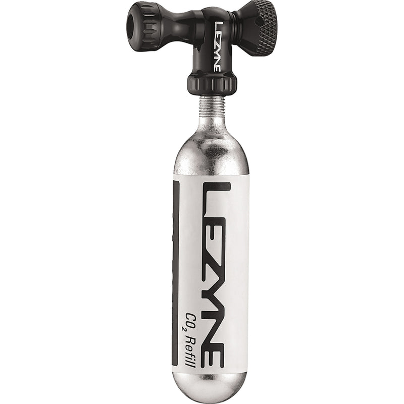 LEZYNE 3810-0143 1C2CTRLDRV204 Control Drive CO2 Dispenser CO2 Dispenser/Inflator - Gloss Black - 25 g