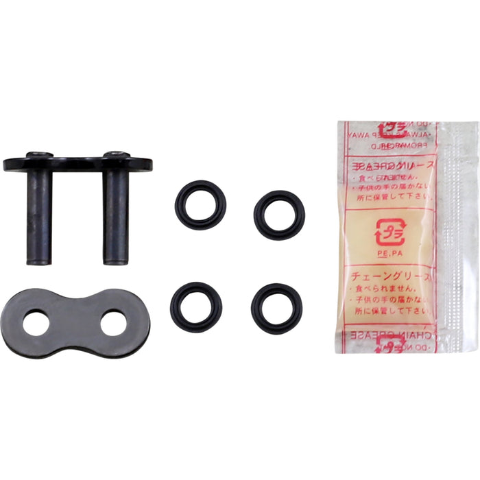 DID 1225-0716 ZJ525ZVMXBK 525 ZVMX Connecting Link 525 ZVMX - Black - Rivet Connecting Link
