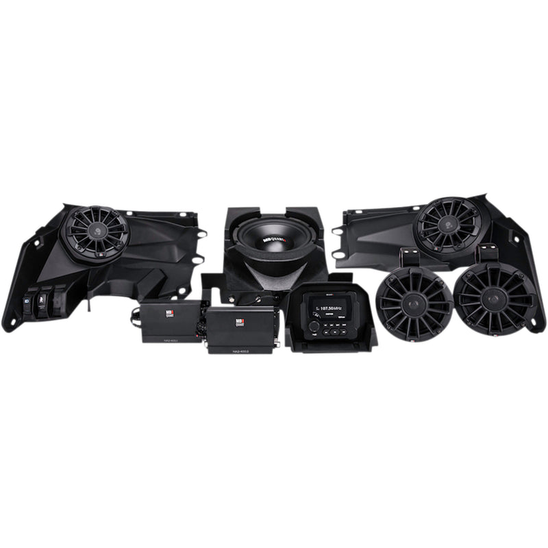 Mb Quart Speaker And Amplifier Kit - MBQX-STG5-1 Can-Am Maverick 2017-2025