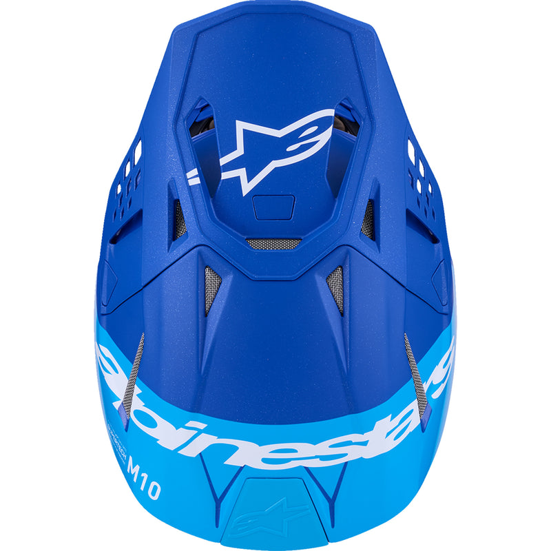ALPINESTARS Supertech M10 Flood MIPS® Helmet - Blue/Black Carbon