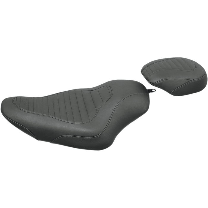 MUSTANG 0804-0476 76954 Tripper™ Synthetic Leather Solo Seat - Tuck and Roll - XL