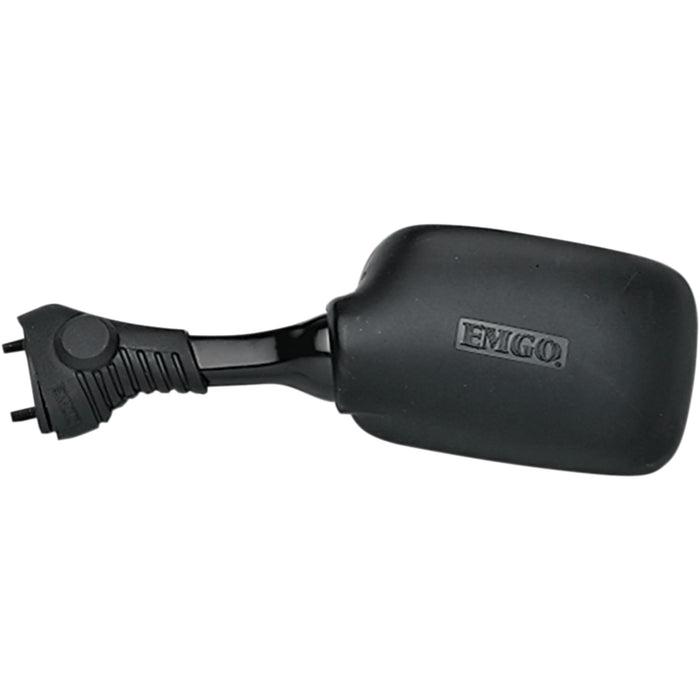 EMGO 2078282 20-78282 OEM-Style Replacement Mirror Mirror - Side View - Rectangle - Black - Left