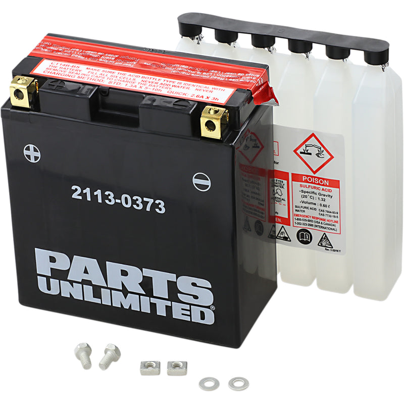 Parts Unlimited Battery - 2113-0373 Yamaha Motorcycles 1999-2022