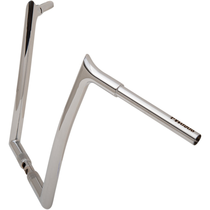 FAT BAGGERS INC. 0601-4766 906014 1-1/4" EZ Install Pointed Top Handlebar-14"- Chrome