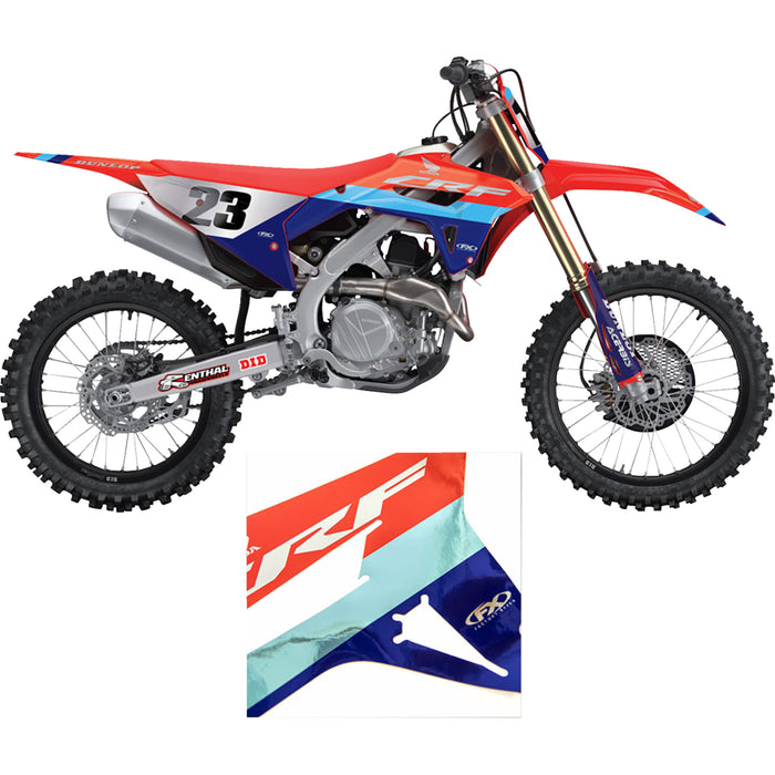FACTORY EFFEX 4302-7270 27-51304 Candy Chrome Series Trim Graphics kit - honda - crf 250r/450r