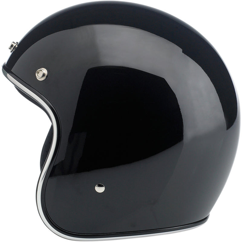 BILTWELL Bonanza Helmet — Solid Gloss - Black