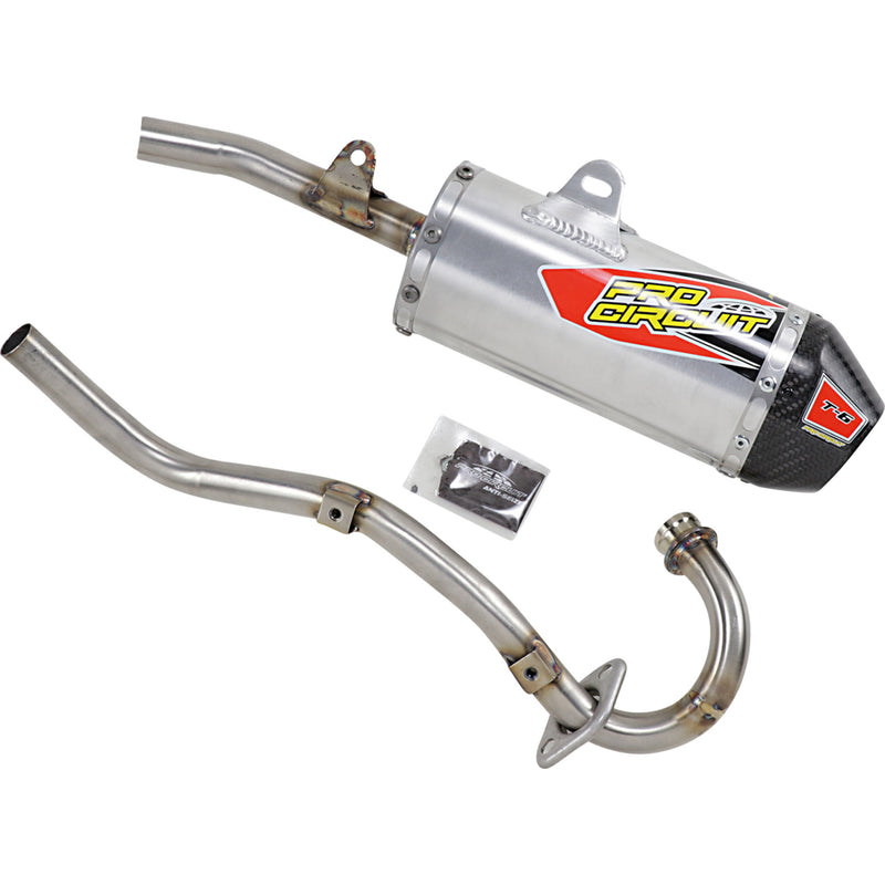 Pro Circuit T-6 Single Canister Exhaust System - 0111912F Honda CRF125F 2019-2025
