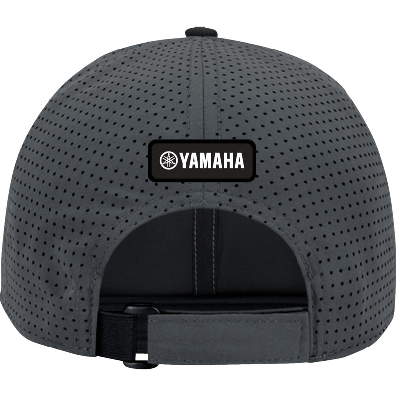 YAMAHA APPAREL 2501-3968 NP21A-H3254 Yamaha Curved Bill Hat Yamaha Motor Revs Hat - Black/Gray