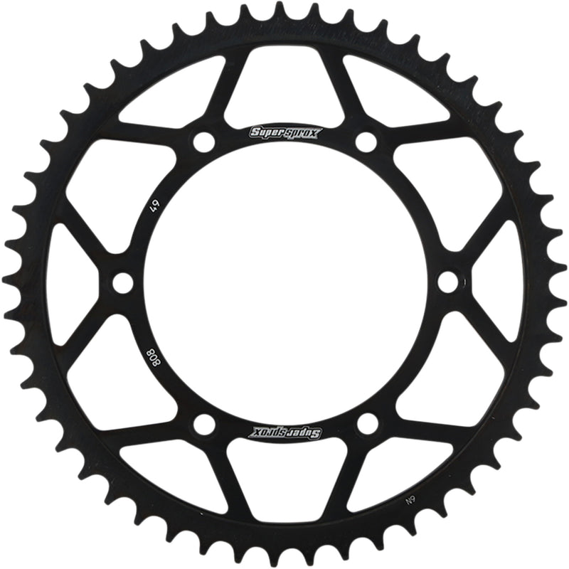 Supersprox Sprocket - RFE-808-49-BLK Kawasaki KLX400R 2003