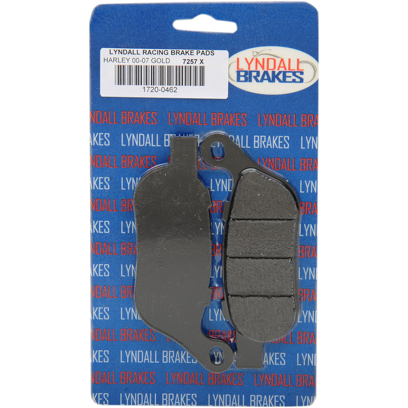 Lyndall Racing Brakes Llc Brake Pad - 7257X For Harley Motorcycles 2008-2017