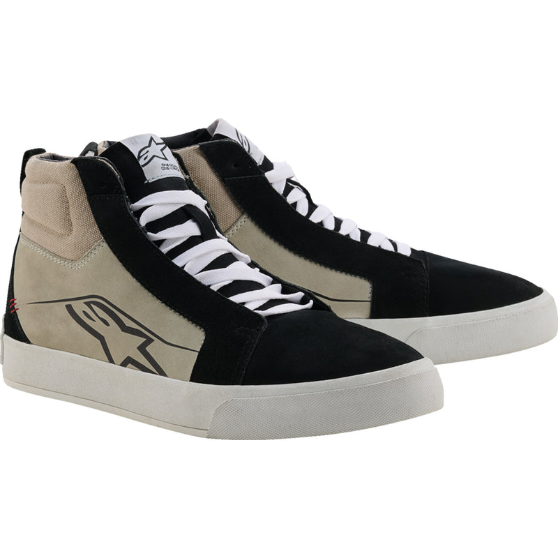 ALPINESTARS Ride-63 Leather Shoes Black/Cool - Gray/White US