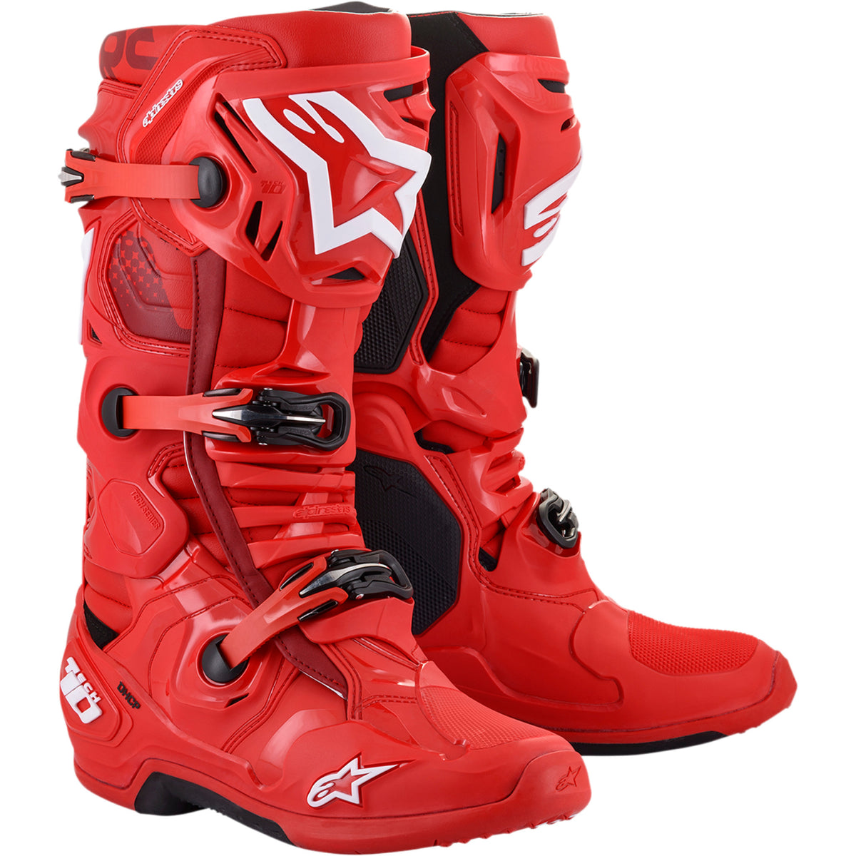 ALPINESTARS Tech 10 Boots Red - US — SpazCycle