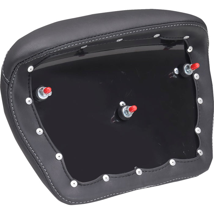 MUSTANG 0822-0608 88405GM Deluxe Touring Chopped Tour-Pak® Sissy Bar Pad Deluxe Chopped Tour-Pak® Sissy Bar Pad - Black w/ Gunmetal Stitch - Touring