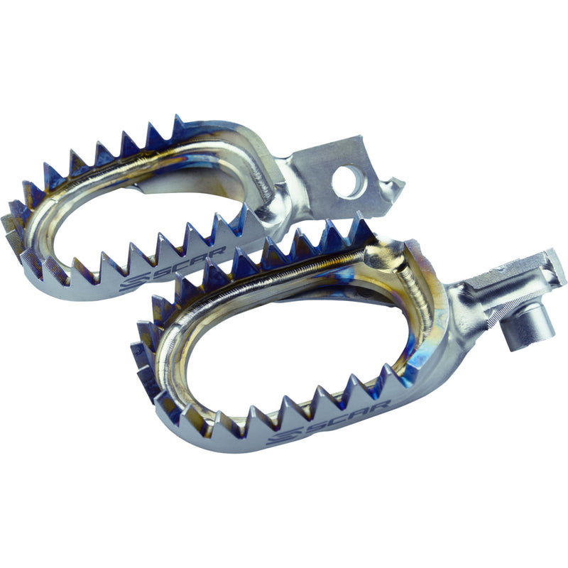 Scar Foot Pegs - S4516AM Suzuki RMZ 250 / 450Z 2008-2026
