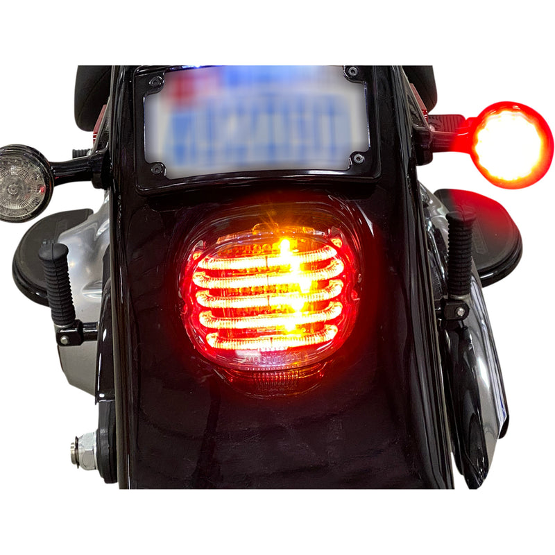 Custom Dynamics ProBEAM® Taillight - PB-TL-INT-BW-R For Harley Motorcycles 1999-2024