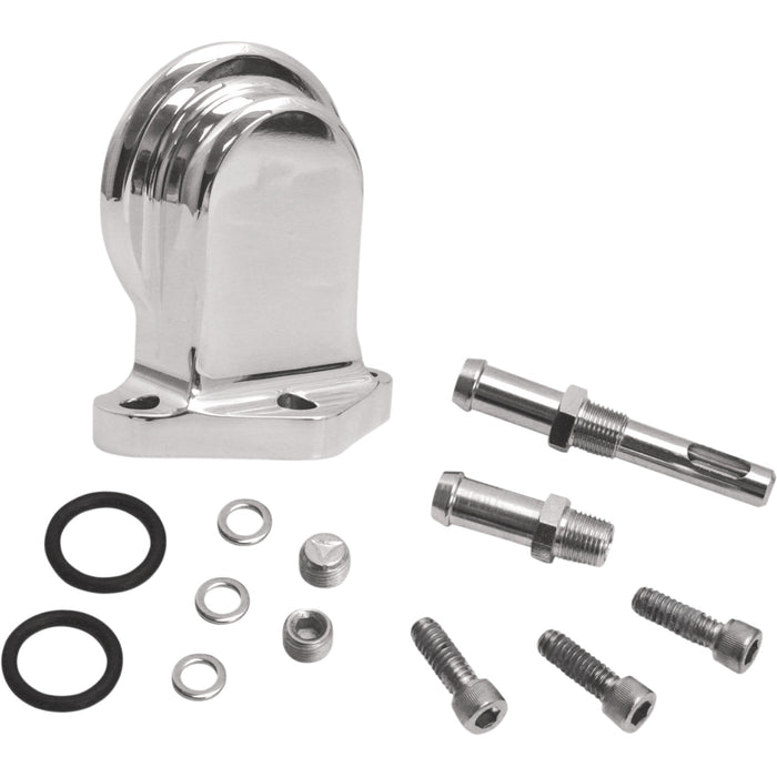 S&S CYCLE 0712-0059 31-6510 Oil Filter Mounting Bracket Kit - Polished