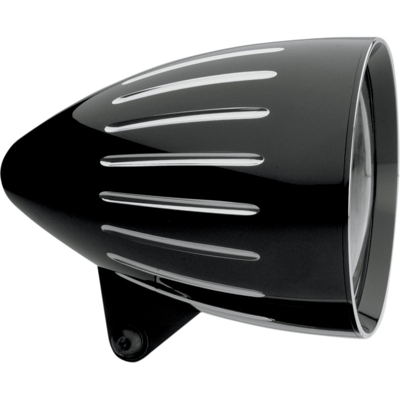 HEADWINDS 2001-0607 1-5811ZA Headlight Housings 5 3/4" Headlight Housing - Revolver Rocket - Black