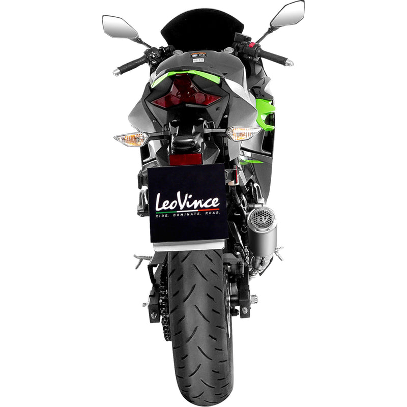 LEOVINCE 1811-4840 15400STU LV Corsa S Slip-On Muffler titanium - kawasaki ninja 400/500