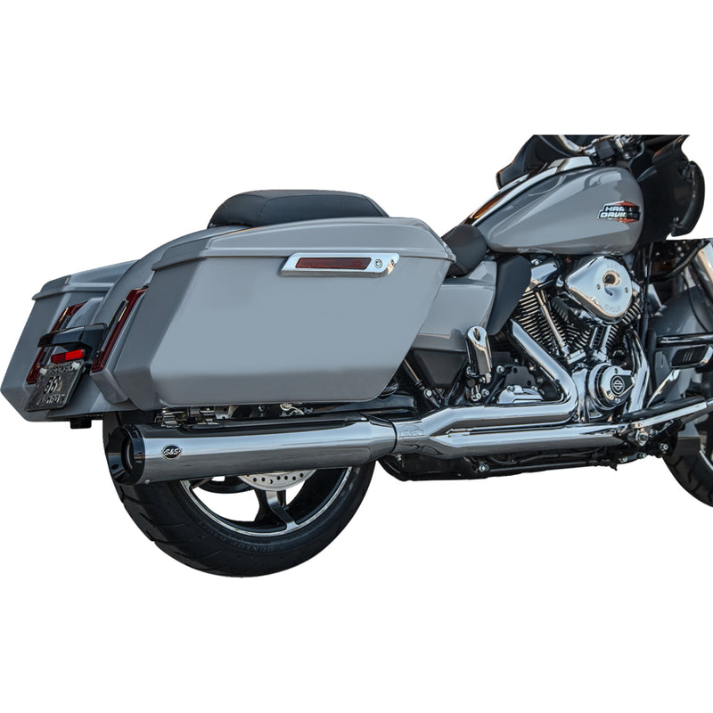 S&S Cycle GNX 2-Into-1 Exhaust System - 550-1168 For Harley Touring 2017-2026