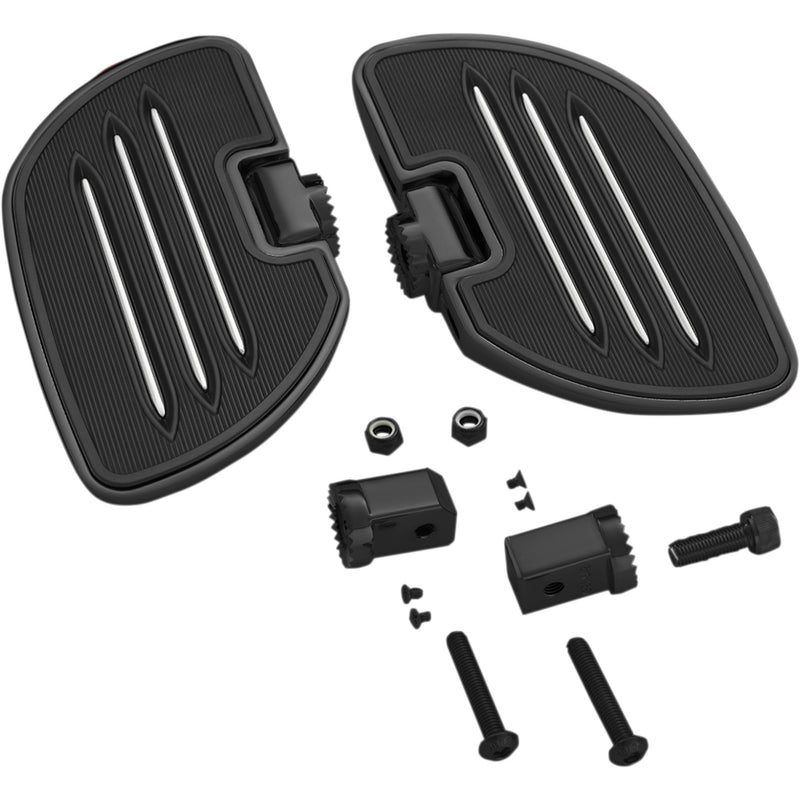 Show Chrome Commander Floorboard - 21-359BK Honda Gold 2018-2023