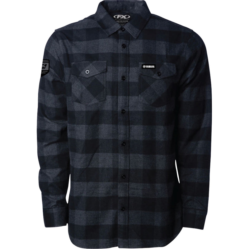 FACTORY EFFEX Explorer Flannel Shirt Yamaha - Charcoal/Black