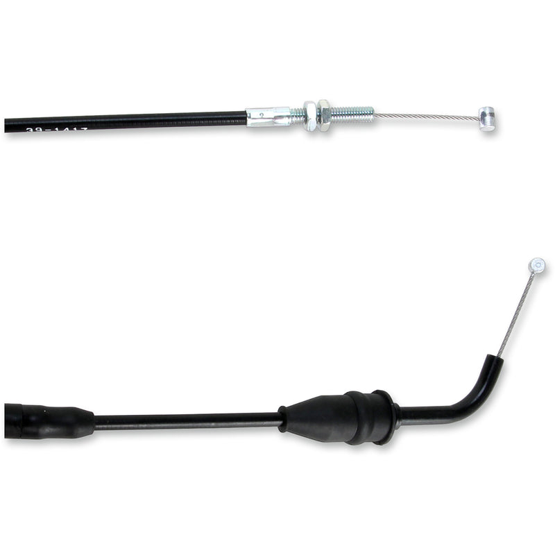 MOOSE OFFROAD 0650-1235 45-1072 Black Vinyl Throttle Cable Throttle Cable - Yamaha