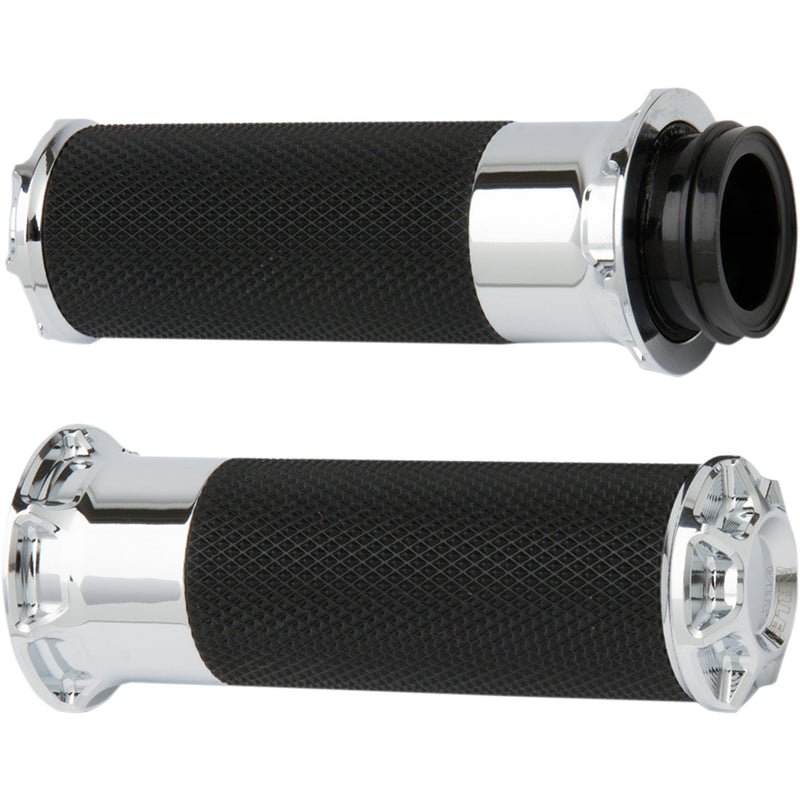 Arlen Ness Beveled Fusion Grips - 07-330 For Harley Motorcycles 1976-2022