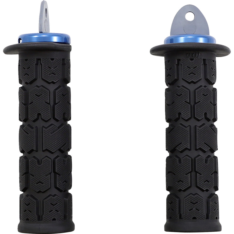 ODI 0630-2880 J33RGB-U Rogue ATV/PWC Grips Grips - Rogue - ATV/PWC - Black/Blue