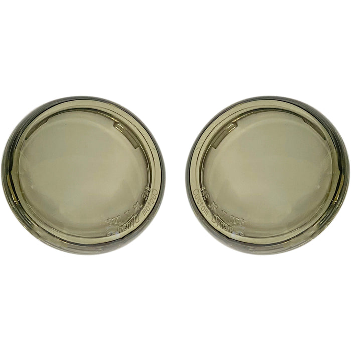 CUSTOM DYNAMICS 2020-1600 PRO-B-LENS-SMK ProBEAM® Deuce-Style Turn Signal Lenses ProBEAM® Replacement Lenses - Smoke
