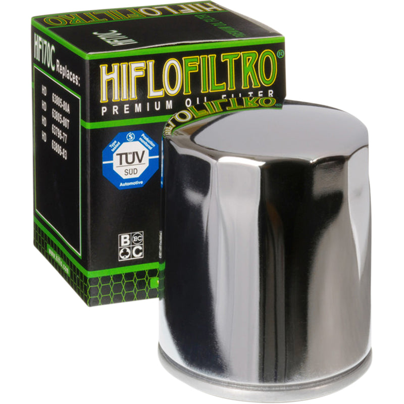 Hiflofiltro Oil Filter - HF170C For Harley Motorcycles 1980-2022