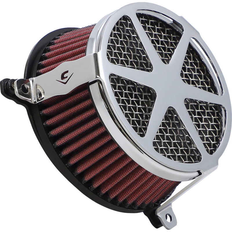 Cobra Cobra Spoke Air Cleaner - 606-0100-04-SB For Harley Motorcycles 2008-2017