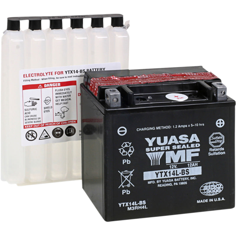 Yuasa YTX Battery - YUAM3RH4L For Harley Sportster 2004-2024 | Buell 1125R / 1125CR 2008-2009