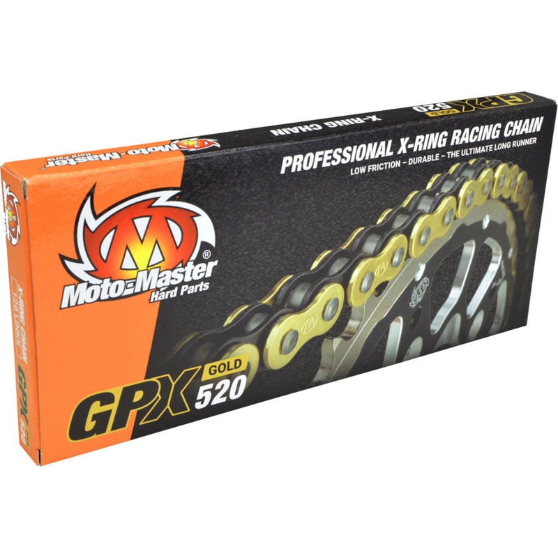 MOTO-MASTER 1222-0631 652005 GPX Drive Chain GPX 520 - Drive Chain - 120 Links - Gold