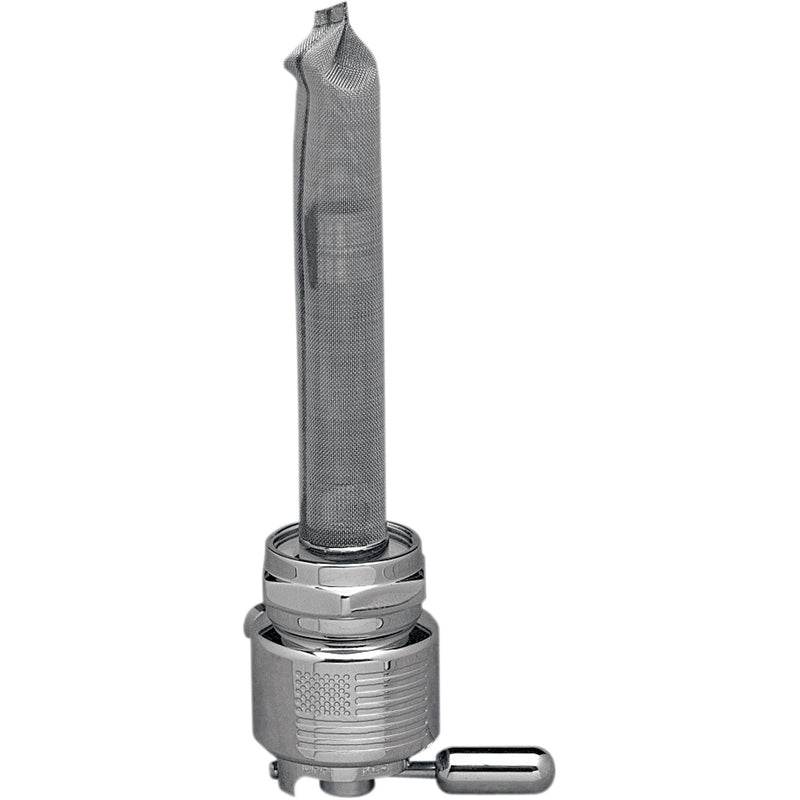 PINGEL 2107-0000 6311CRL Power-Flo Fuel Valve - Round Fuel Valve - Flag Chrome - 22 mm