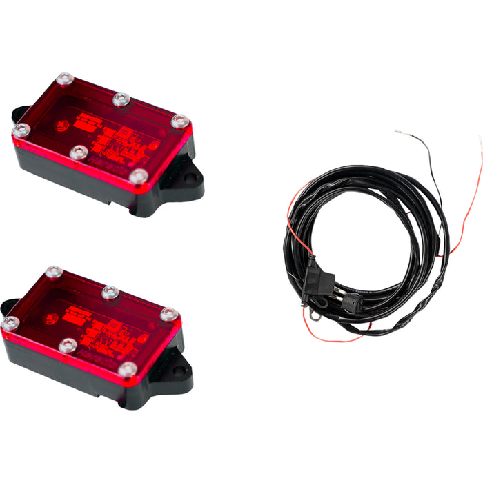 HERETIC 2040-3083 70020 LED Rock Light Rock Light - Red - 2 Pack