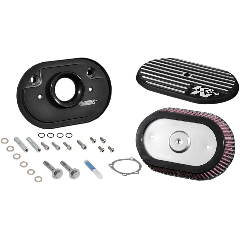 K & N Street Metal Side Draft Intake System - RK-3953 For Harley Motorcycles 1999-2017