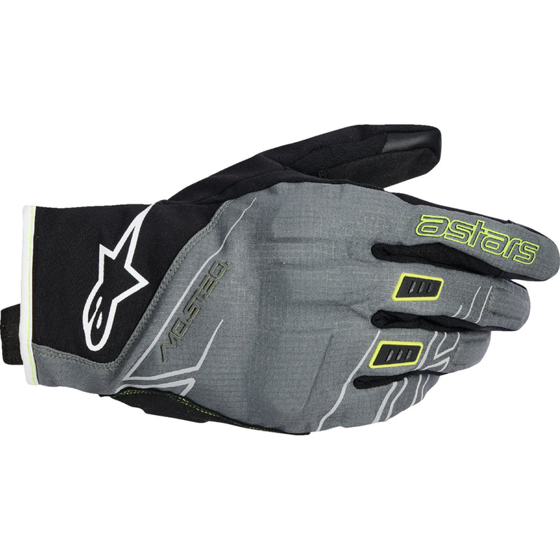 ALPINESTARS Moblast WP Gloves Fur - Gray/Black/Sulphur Yellow