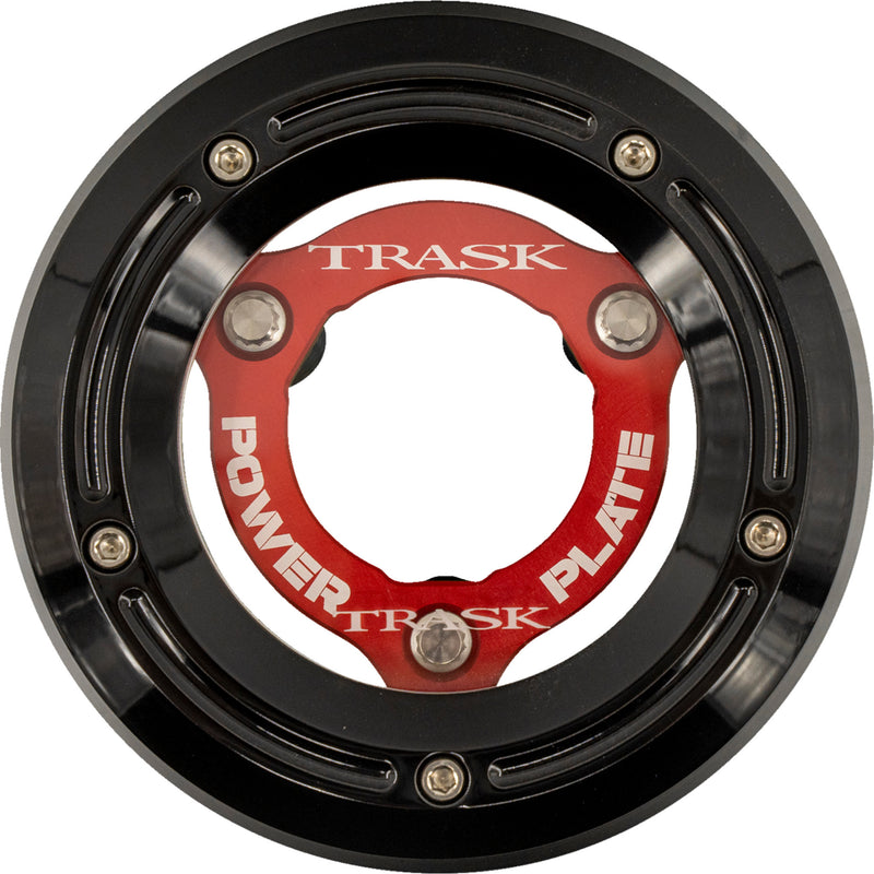 Trask Derby Cover - TM-0052-BK-RD For Harley Softail 2018-2025
