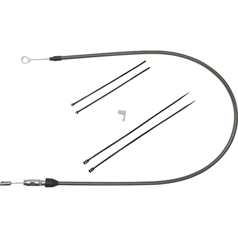Magnum Shielding Karbonfibr Quick Connect Upper Clutch Cable 35" - 72341HE For Harley Motorcycles 2018-2024