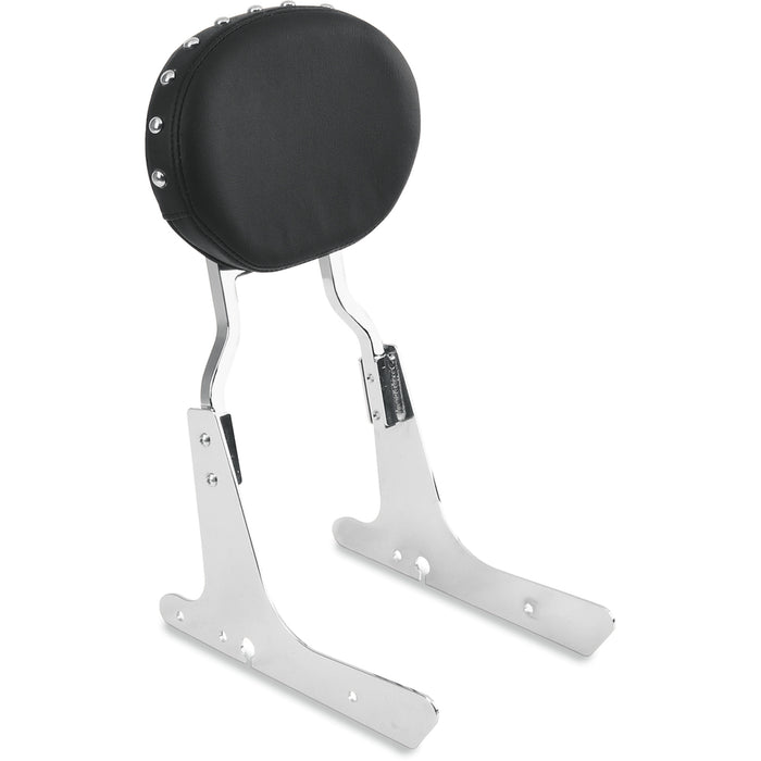 DRAG SPECIALTIES 0822-0342 Oval Backrest Pad — Studs Studded Oval Sissy Bar Pad - Black