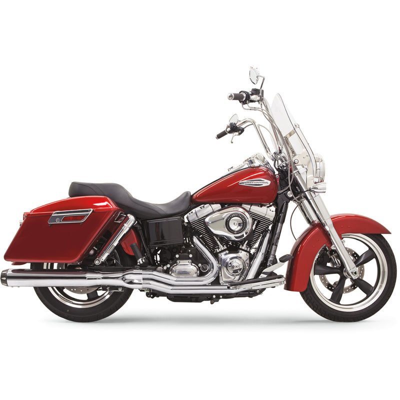 Bassani Xhaust Road Rage 2-Into-1 Exhaust System - 1D28R For Harley Switchback 2012-2016