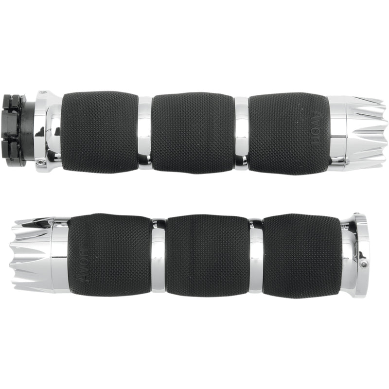 Avon Air Cushion Grips - MT-AIR-90-CH-EX For Victory Motorcycles 1984-2018 | Yamaha Motorcycles 1996-2025 | Kawasaki Motorcycles 1987-2025
