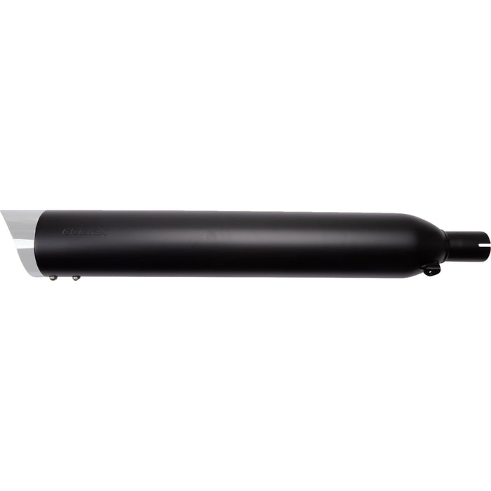 COBRA 1811-2420 2270B 4" Slip-On Muffler Scalloped Muffler - Black - '11-'17 Stryker