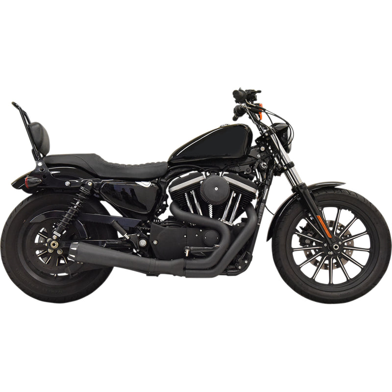 Bassani Xhaust Road Rage 2-Into-1 Exhaust System - 1X42RB For Harley Sportster 1986-2003