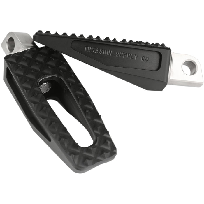 THRASHIN SUPPLY CO. 1620-1756 TSC-2021-1 P-54 Footpeg - Front/Rear P-54 Slim Footpegs - Black - 1.375"