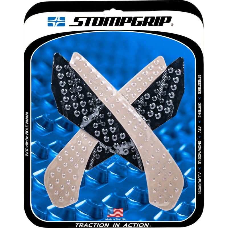 STOMPGRIP 4320-2124 55-10-0151H Volcano Profile Traction Pad Tank Kit Traction Kit - Clear - Suzuki
