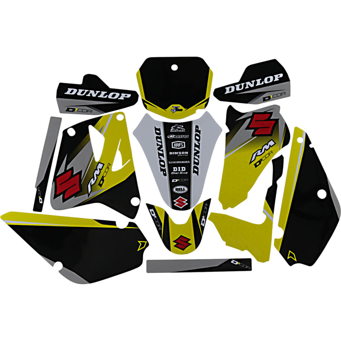 D'COR VISUALS 4302-6121 20-40-101 Complete Graphics Kit Graphic Kit - Suzuki - RM 85