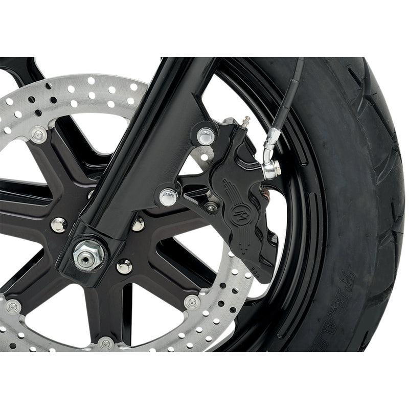 Performance Machine (pm) Brake Caliper Kit - 0051-2917-BM For Harley Motorcycles 2000-2014